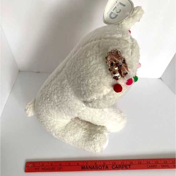 Love2Design Llama Large Plush Reversible Sequins 15x12x12 Inches With Tags - Picture 15 of 15